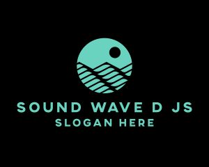 Ocean Wave Water logo design