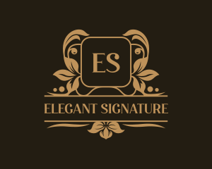 Elegant Flower Event logo design