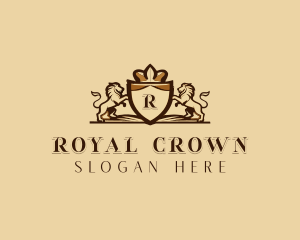 Royal Crown Shield logo design