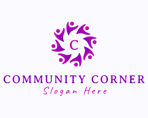 People Community Crowdsourcing logo design