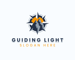 Mountain Trek Navigation logo design