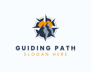 Mountain Trek Navigation logo design