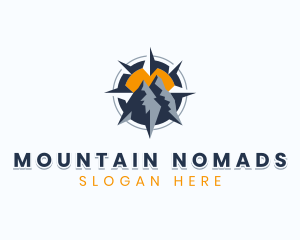 Mountain Trek Navigation logo design