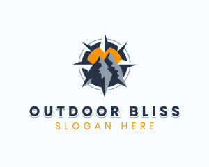 Mountain Trek Navigation logo design