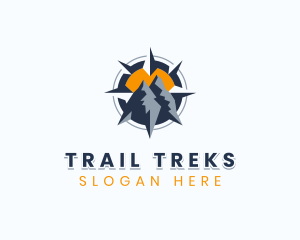 Mountain Trek Navigation logo design