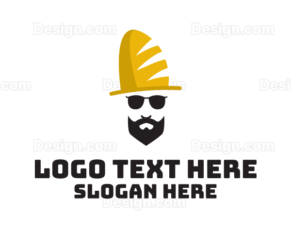 Bread Hat Man Logo