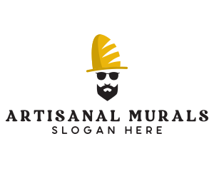 Bread Hat Man logo design