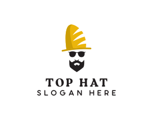 Bread Hat Man logo design