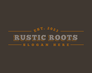 Premium Rustic Business logo design