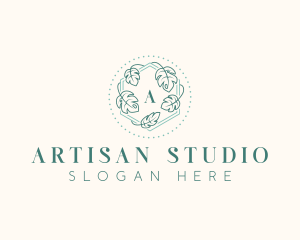 Floral Leaf Wellness logo design