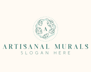 Floral Leaf Wellness logo design