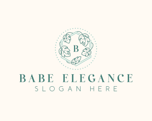 Floral Leaf Wellness logo design