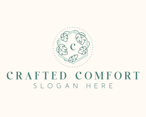 Floral Leaf Wellness logo design