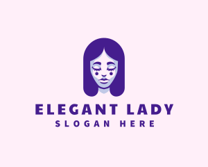 Lady Makeup Cosmetics logo design