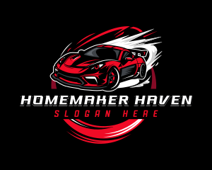 Car Automotive Racing logo design