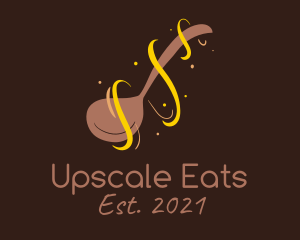 Brown Cooking Ladle logo design