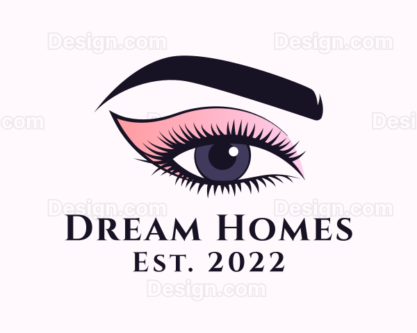 Cosmetic Beauty Eye Makeup Logo