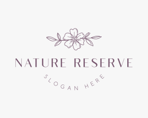 Natural Floral Fashion logo design