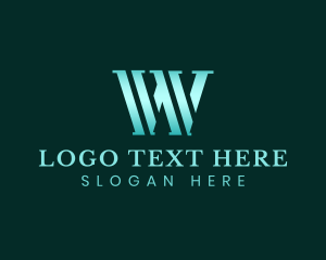 Luxury Agency Letter W logo