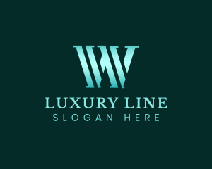 Luxury Agency Letter W logo design