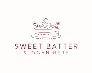 Sweet Pastry Cake logo design