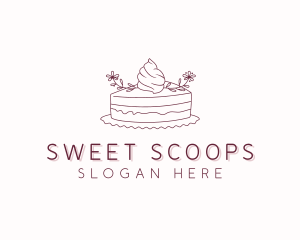 Sweet Pastry Cake logo design