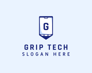 Tech Smartphone Device logo design