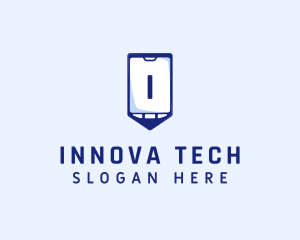 Tech Smartphone Device logo design