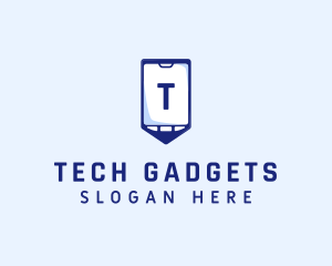 Tech Smartphone Device logo design