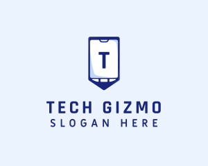 Tech Smartphone Device logo design