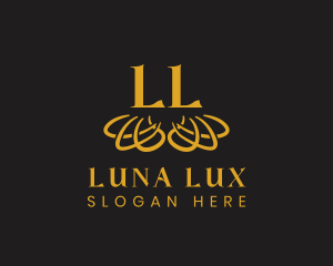 Gold Luxe Jewelry logo design