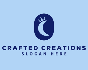 Blue Moon Crown logo design