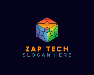 Tech Cube Developer logo design