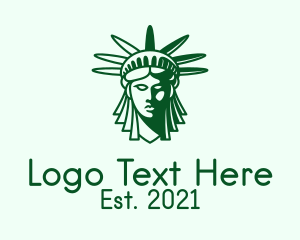 Green Liberty Head  logo