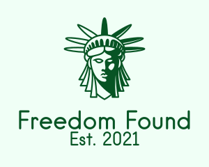 Green Liberty Head  logo