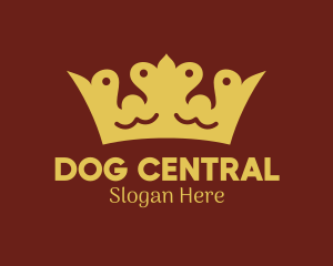 Royal Dog Crown  logo design