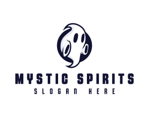 Scary Spooky Ghost logo design