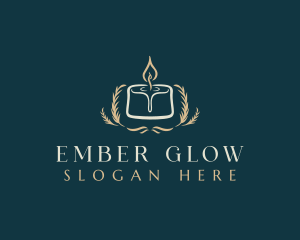 Elegant Candle Aromatherapy logo design