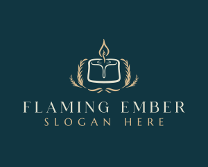 Elegant Candle Aromatherapy logo design