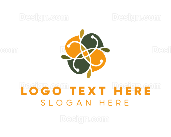 Elegant Flower Pattern Logo