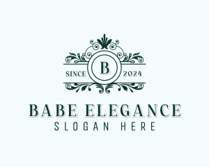 Stylish Floral Event logo design