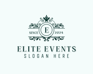 Stylish Floral Event logo design