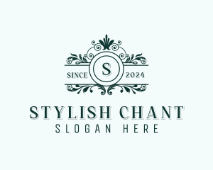 Stylish Floral Event logo design