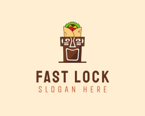 Tribal Tiki  Food logo design