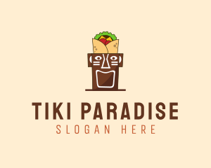 Tribal Tiki  Food logo
