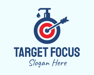 Liquid Soap Archery logo design