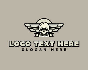 Skull Wing Biker Gang logo