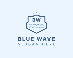 Shield Wave Waterpark logo design