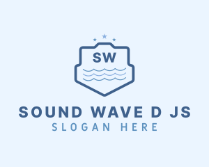 Shield Wave Waterpark logo design