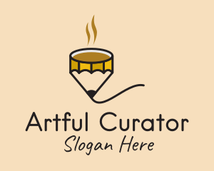 Art Cafe Pencil logo design